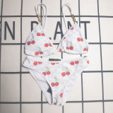 Summer Beach Padded Printed Halter 2 Piece Bikini Swimwear
