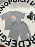 Cotton Cute Labubu The Monster Round Neck Sweatshirt Shorts Set