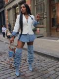 Blazing through Denim Blazer