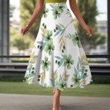 1 Piece Custom Casual Digital Printing Long Skirts