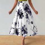 1 Piece Custom Casual Digital Printing Long Skirts