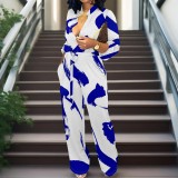1 Piece Custom Casual Digital Printing V Neck Jumpsuits with Pockets