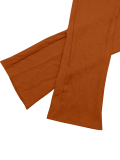 Solid Color Short Sleeve Cardigan Trousers Two Piece Outfits