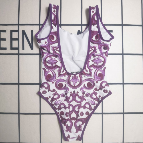 Summer Beach Padded Printed Sleeveless Swimsuits