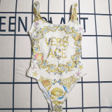 Summer Beach Padded Printed Sleeveless Swimsuits