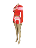 Colorblock Tank Sweatshirt Shorts 3 Piece Sets