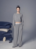 High Quality Cotton Long Sleeve Printed Long Pant Set