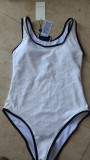 Summer Beach Padded Jacquard Sleeveless Swimsuits
