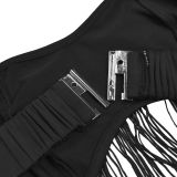 Sexy Fashion Sling Tassels Long Dresses