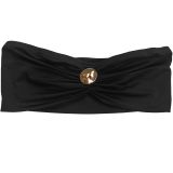 Fashion Breasted Strapless Top Long Skirt 2pcs Set