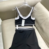 Casual Sleeveless Sportswear Vest Fitness Yoga Set