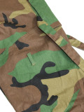 Women's Multi-pocket Camouflage Overalls Jogging Exercise Pocket Pants