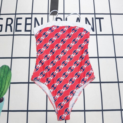 Summer Beach Padded Printed Straps Rompers Swimsuit