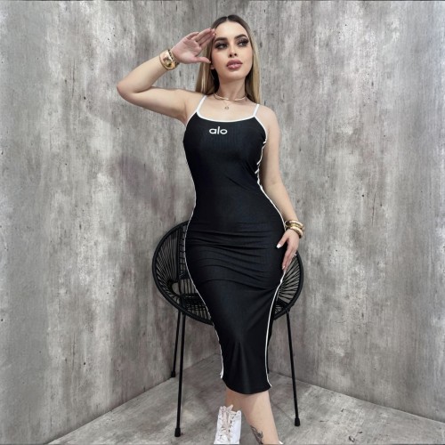 Casual Embroidered Straps Mid Dresses