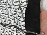 Outdoor Fashion Print Thread Zipper Two-piece Pant Set