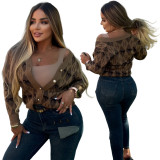Winter Soft Loose V Neck Knitted Cardigan Sweater