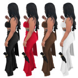 Sexy Summer strapless Strap Pants Set