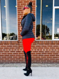 Black cotton jacket versatile slim fit short cotton jacket