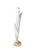 Jumpsuit flared pants slim fit V-neck sexy long sleeved sweatshirt for autumn and winter