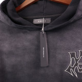 Amiri Hollywood hoodie in 4 colors — vintage wash bold logo premium cotton urban streetwear style with a luxury edge.