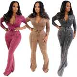 Washed and Tumbled Sporty Casual Fashion Sets