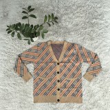 Burberry Single-breasted V Neck Cardigan