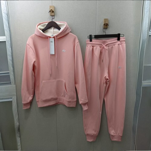 Autumn/Winter High Quality Cotton Thickened Mens Silver Logo Hoodie Sweatshirt Pant Set