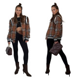 Casual Single-breasted Coat Casual Baseball Jacket