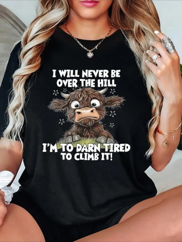 1 Piece Custom Black Casual Short Sleeve Print T-shirt