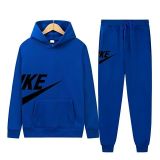 Autumn High Quality Men Pullover Hoodie Sweatshirt Sweatpant Set
