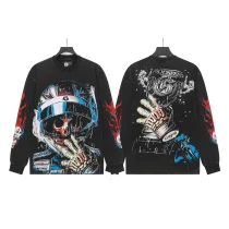 Trendy brand long sleeved rock band pure cotton casual loose hoodie, washed with water to make old hoodie, couple's same style