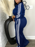 Striped personalized fashion two-piece set