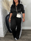 Striped personalized fashion two-piece set