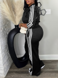 Striped personalized fashion two-piece set
