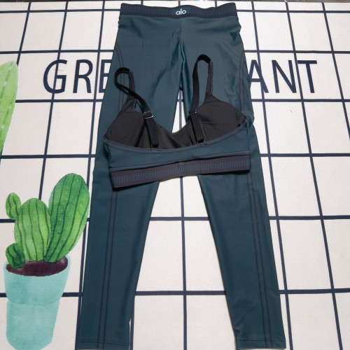 Sexy Tight-fitting Sleeveless Vest Yoga Set