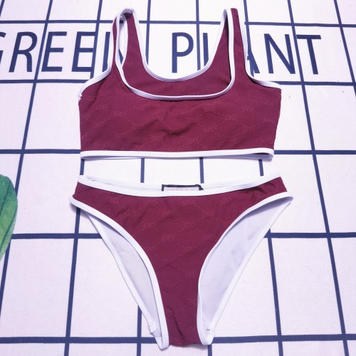 Summber Sexy Sleeveless Padded Two Piece Swimwear Set