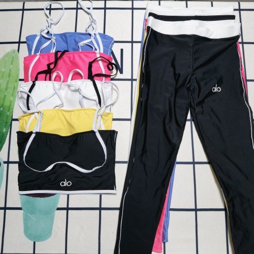 Sexy Tight-fitting Sleeveless Vest Yoga Set