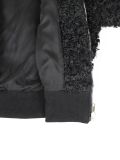 Imitation lamb wool short jacket loose plush baseball jacket