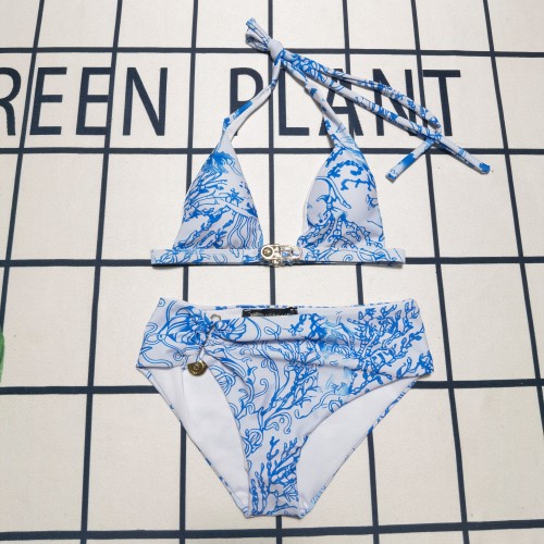 Summber Sexy Backless Haler Two Piece Bikini  Swimwear