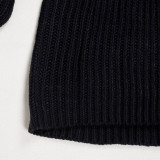 Elegant commuting winter big collar slim fit elastic lantern sleeve woolen dress