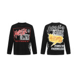 Hellstar Autumn Collection Trendy High-Street Loose Long-Sleeve T-Shirt Unisex