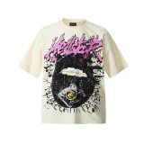 25SS Hot Selling Brand HELLSTAR All-over Vintage T-Shirt Hip Hop Couple