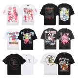 Hellstar Summer Unisex Collection Trendy High-Street Loose Short Sleeve T-Shirt