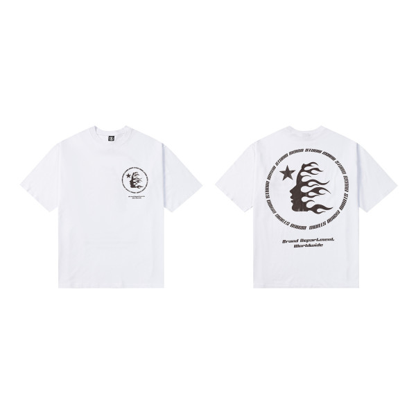 Hellstar Summer Unisex Collection Trendy High-Street Loose Short Sleeve T-Shirt