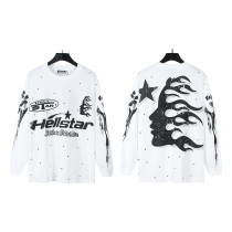 Hellstar Long Sleeve T-Shirt Streetwear Brand Vintage Print Loose Unique Top Hellstar Long Sleeve T-Shirt Streetwear Brand Vintage Print Loose Unique Top