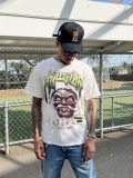 25SS Hot Selling Brand HELLSTAR All-over Vintage T-Shirt Hip Hop Couple
