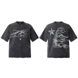 2025 Celebrity Hellstar Series Cotton Unisex Short-Sleeve Printed Crew Neck Tee