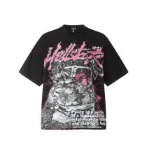2025 Celebrity Hellstar Series Cotton Unisex Short-Sleeve Printed Crew Neck Tee