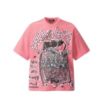 2025 Celebrity Hellstar Series Cotton Unisex Short-Sleeve Printed Crew Neck Tee