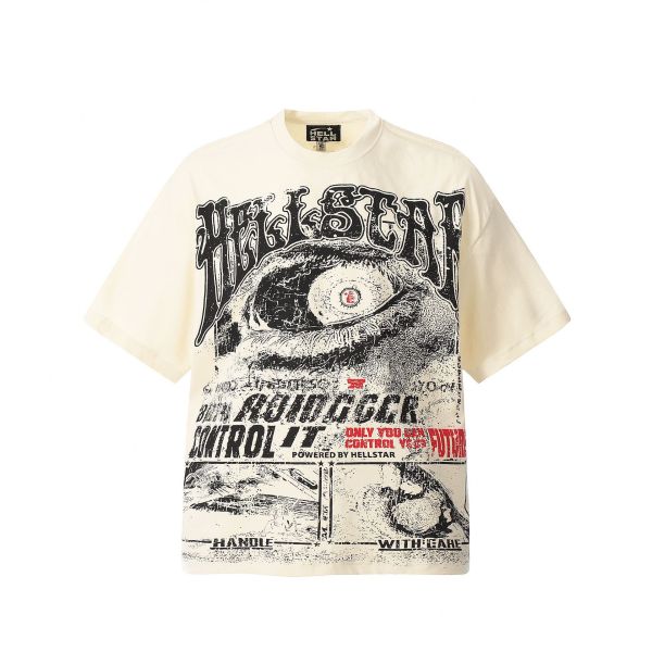 2025 Celebrity Hellstar Series Cotton Unisex Short-Sleeve Printed Crew Neck Tee
